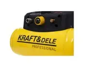 Compresor fara ulei, Kraft&Dele, 6L, 8bar, 1.1kW, 180L/min
