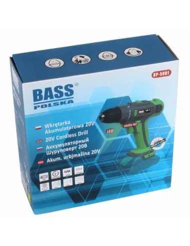 Surubelnita electrica, Bass Polska, 20V Li-Ion 30Nm, fara baterie