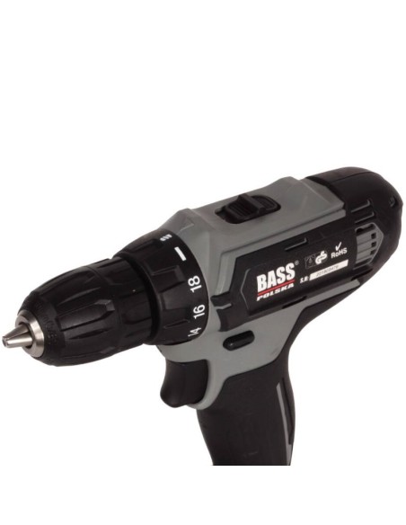 Bormasina cu 2 acumulatori, Bass Polska, Li-Ion, 20 V, 24 Nm, 2.2 Ah