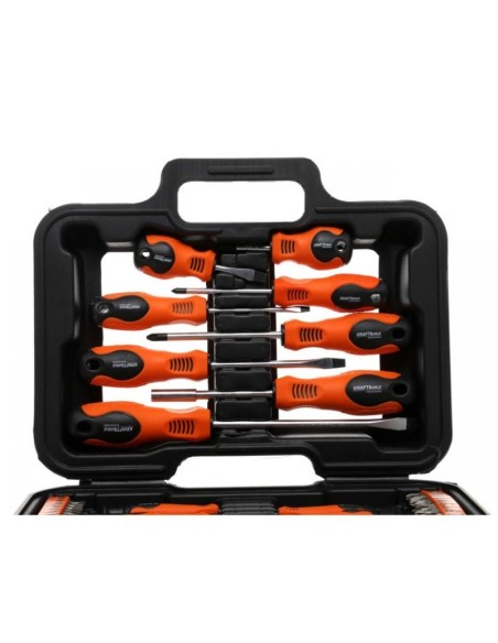 Set surubelnite si biti, Kraft&Dele KD10903, torx, plate, cruce, 58 elemente