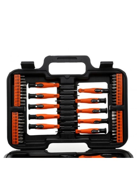 Set surubelnite si biti, Kraft&Dele KD10903, torx, plate, cruce, 58 elemente