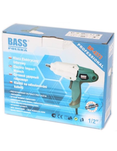 Masina de insurubat, Bass Polska, 650 W, 600 Nm, 2600 rpm