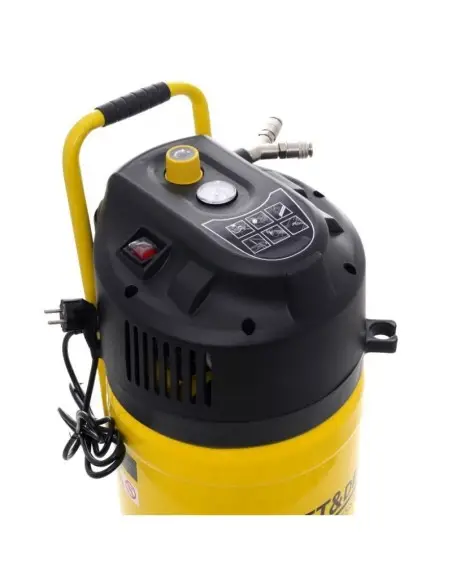 Compresor fara ulei, Kraft&Dele, 30L, 10bar, 1.5kW, 240L/min Compresor fara ulei, Kraft&Dele, 30L, 10bar, 1.5kW, 240L/min