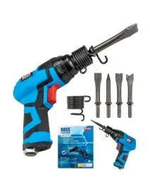 Ciocan pneumatic, Bass Polska, cu set de dalti, 1/4", 4500 rpm