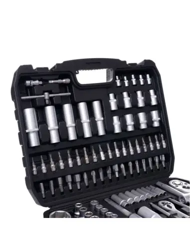 Trusa de chei, Kraft&Dele KD10835, chei tubulare, chei cu clichet, 101 elemente