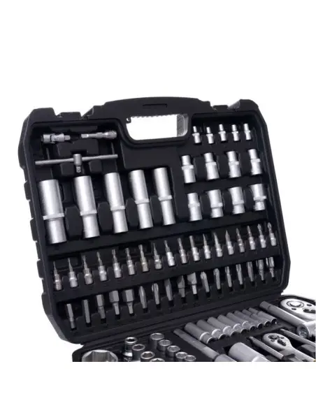 Trusa de chei, Kraft&Dele KD10835, chei tubulare, chei cu clichet, 101 elemente