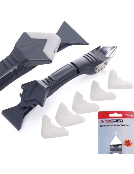 Spatula, Tagred TA4138, pentru taierea si asezarea chitului, cu 5 capete