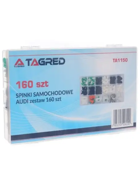 Set 160 clipsuri/cleme, Tagred TA1150, caroserie auto, marca AUDI Set 160 clipsuri/cleme, Tagred TA1150, caroserie auto, marca AUDI