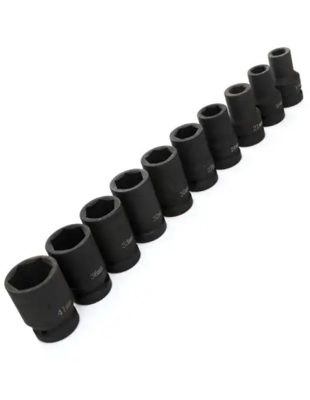 Set 10 chei tubulare, Tagred TA1250, impact, 1", 17-41mm