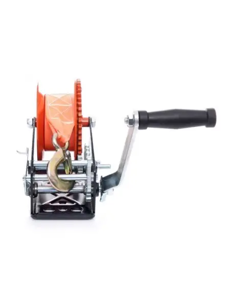 Troliu manual, Kraft&Dele, cu centura, 50mm, 10m, 1134 kg