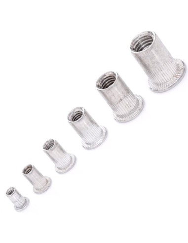 Set 150 piulite nitubile, Tagred TA4095, din aluminiu, M3-M10 Set 150 piulite nitubile, Tagred TA4095, din aluminiu, M3-M10
