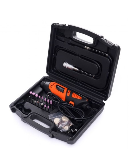 Mini freza electrica, Kraft&Dele, 230 V, 270 W, 40 piese Mini freza electrica, Kraft&Dele, 230 V, 270 W, 40 piese