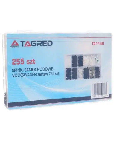 Set 255 clipsuri si cleme, Tagred TA1149, caroserie auto, marca VOLKSWAGEN