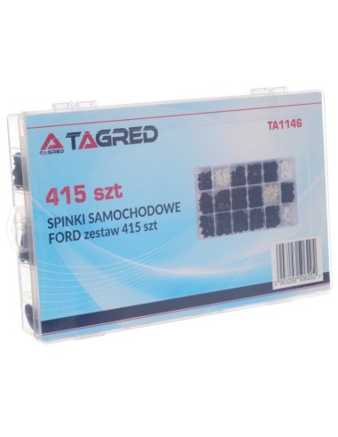 Set 415 clipsuri si cleme, Tagred TA1146, caroserie auto, marca FORD Set 415 clipsuri si cleme, Tagred TA1146, caroserie auto, marca FORD