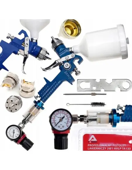 Pistol pneumatic pentru vopsit, Tagred TA133, 600 ml, cu manometru