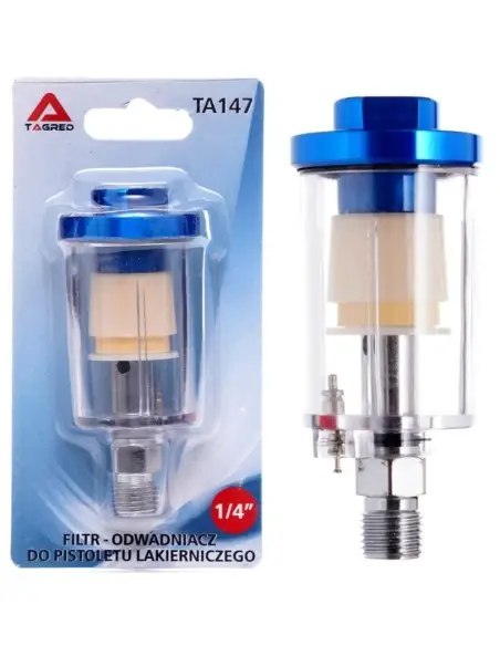 Filtru aer, Tagred, pentru pistol de vopsit, 0-12 bar, 1/4 Filtru aer, Tagred, pentru pistol de vopsit, 0-12 bar, 1/4