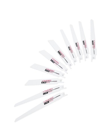 Set 10 lame pentru ferastrau, Tagred, tip coada de vulpe Set 10 lame pentru ferastrau, Tagred, tip coada de vulpe