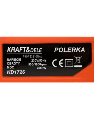 Masina de polisat, Kraft&Dele, lustruit auto, 2600 W, 180 mm, turatie reglabila Masina de polisat, Kraft&Dele, lustruit auto, 2600 W, 180 mm, turatie reglabila