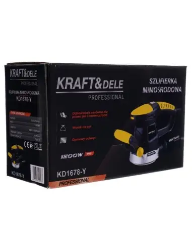 Slefuitor excentric Kraft&Dele KD1678-Y, 125mm, 1200W