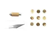 Trusa pirogravare, Kraft&Dele KD10112, 30W, cu accesorii