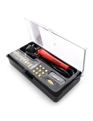 Trusa pirogravare, Kraft&Dele KD10112, 30W, cu accesorii
