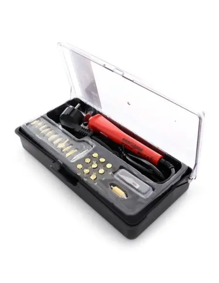 Trusa pirogravare, Kraft&Dele KD10112, 30W, cu accesorii