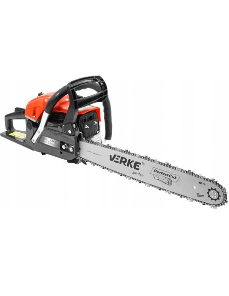 Drujba, Verke V90015, pe benzina, 3.5CP, 2 timpi, lama 50cm Drujba, Verke V90015, pe benzina, 3.5CP, 2 timpi, lama 50cm