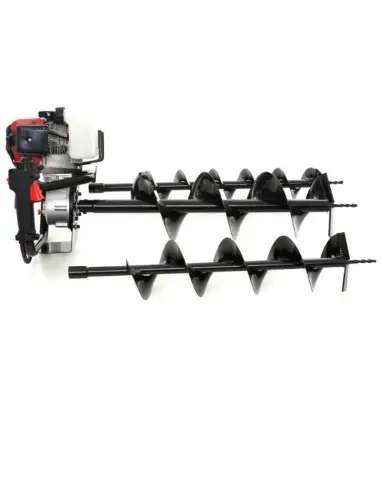 Set motoburghiu pamant Kraft&Dele KD174, 5.2CP + 3x Burghiu 100 + 150 +200mm