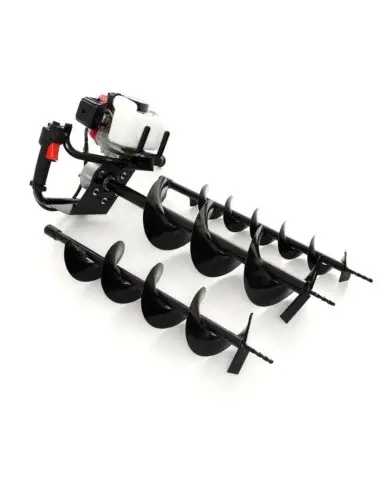 Set motoburghiu pamant Kraft&Dele KD174, 5.2CP + 3x Burghiu 100 + 150 +200mm