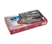 Set 31 chei tubulare, Extol, cu clichet 1/4", CrV
