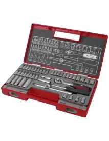 Set de prize, Extol, cu clichet, 1/4", 45 piese, torx