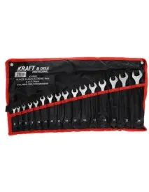 Set 16 chei fixe combinate, Kraft&Dele KD10922, 6-19, 22, 24mm
