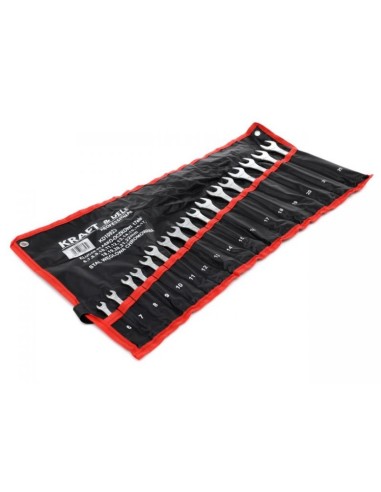 Set 17 chei fixe combinate, Kraft&Dele KD10923, 6-22mm