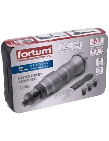 Accesoriu nituire, Extol, pentru burghiu, nituri 2.4-4.8 mm