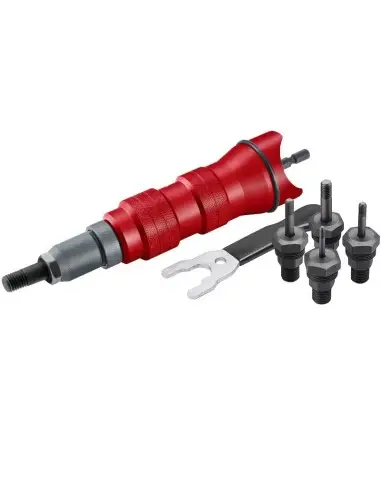 Accesoriu nituire, Extol, pentru burghiu, M3-M8, CrMoV