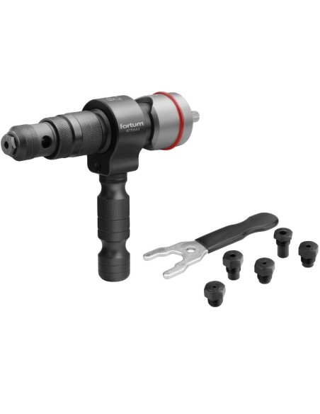 Accesoriu nituire, Extol, pentru burghiu T, nituri 2,4-6,4 mm Accesoriu nituire, Extol, pentru burghiu T, nituri 2,4-6,4 mm