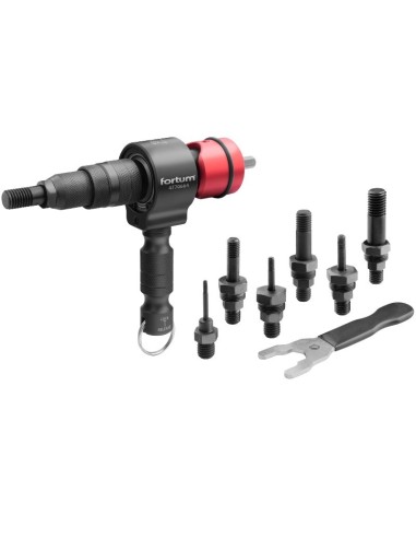 Accesoriu nituire, Extol, pentru burghiu T, nituri M3-M12, CrMoV