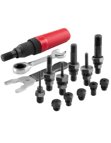 Accesoriu nituire, Extol, piulite M3-M12, nituri 2.4-6.4 mm, CrMoV