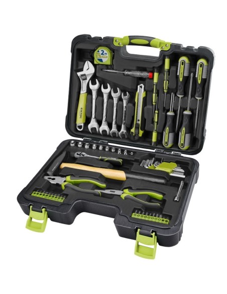 Trusa scule, Extol, 1/4", CrV, 59 piese