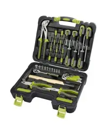 Trusa scule, Extol, 1/4", CrV, 57 piese