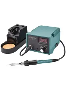 Statie de lipit, Extol, LCD, 70 W, calibrare a temperaturii
