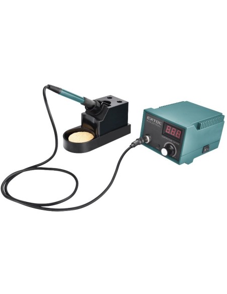 Statie de lipit, Extol, LCD, 70 W, calibrare a temperaturii Statie de lipit, Extol, LCD, 70 W, calibrare a temperaturii