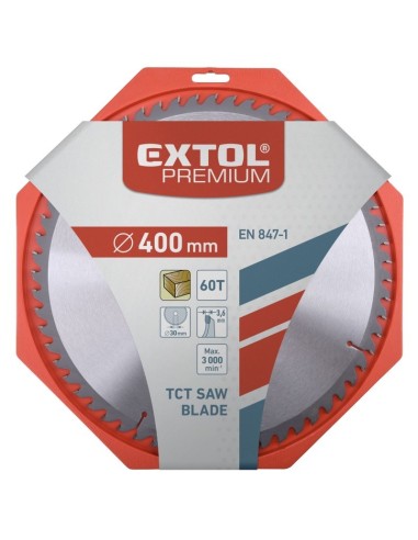 Panza de ferastrau, Extol, lame SK, 400x3, 6x30mm, 60 T