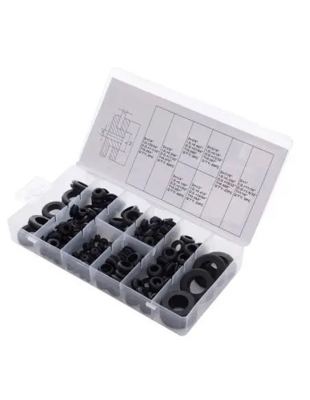 Set garnituri din cauciuc, Kraft&Dele KD10485, diferite dimensiuni, 180 bucati Set garnituri din cauciuc, Kraft&Dele KD10485, diferite dimensiuni, 180 bucati