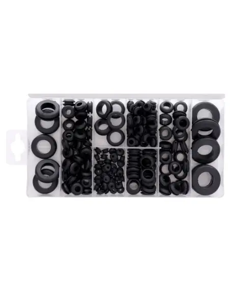Set garnituri din cauciuc, Kraft&Dele KD10485, diferite dimensiuni, 180 bucati Set garnituri din cauciuc, Kraft&Dele KD10485, diferite dimensiuni, 180 bucati