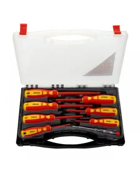 Set surubelnite electrician, Kfrat&Dele KD10906, 8 elemente, 1000 V Set surubelnite electrician, Kfrat&Dele KD10906, 8 elemente, 1000 V