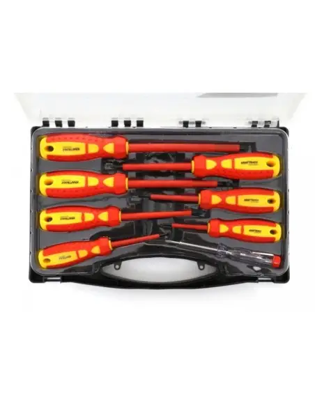 Set surubelnite electrician, Kfrat&Dele KD10906, 8 elemente, 1000 V Set surubelnite electrician, Kfrat&Dele KD10906, 8 elemente, 1000 V
