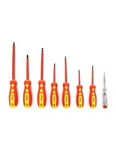 Set surubelnite electrician, Kfrat&Dele KD10906, 8 elemente, 1000 V Set surubelnite electrician, Kfrat&Dele KD10906, 8 elemente, 1000 V