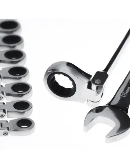 Set 12 chei combinate, Tagred TA1203, inelare cu clichet, 8-19mm Set 12 chei combinate, Tagred TA1203, inelare cu clichet, 8-19mm