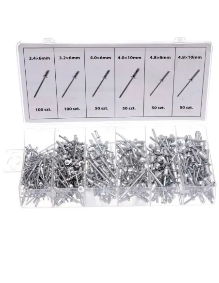 Set de 400 pop-nituri, Tagred TA4096, diferite marimi